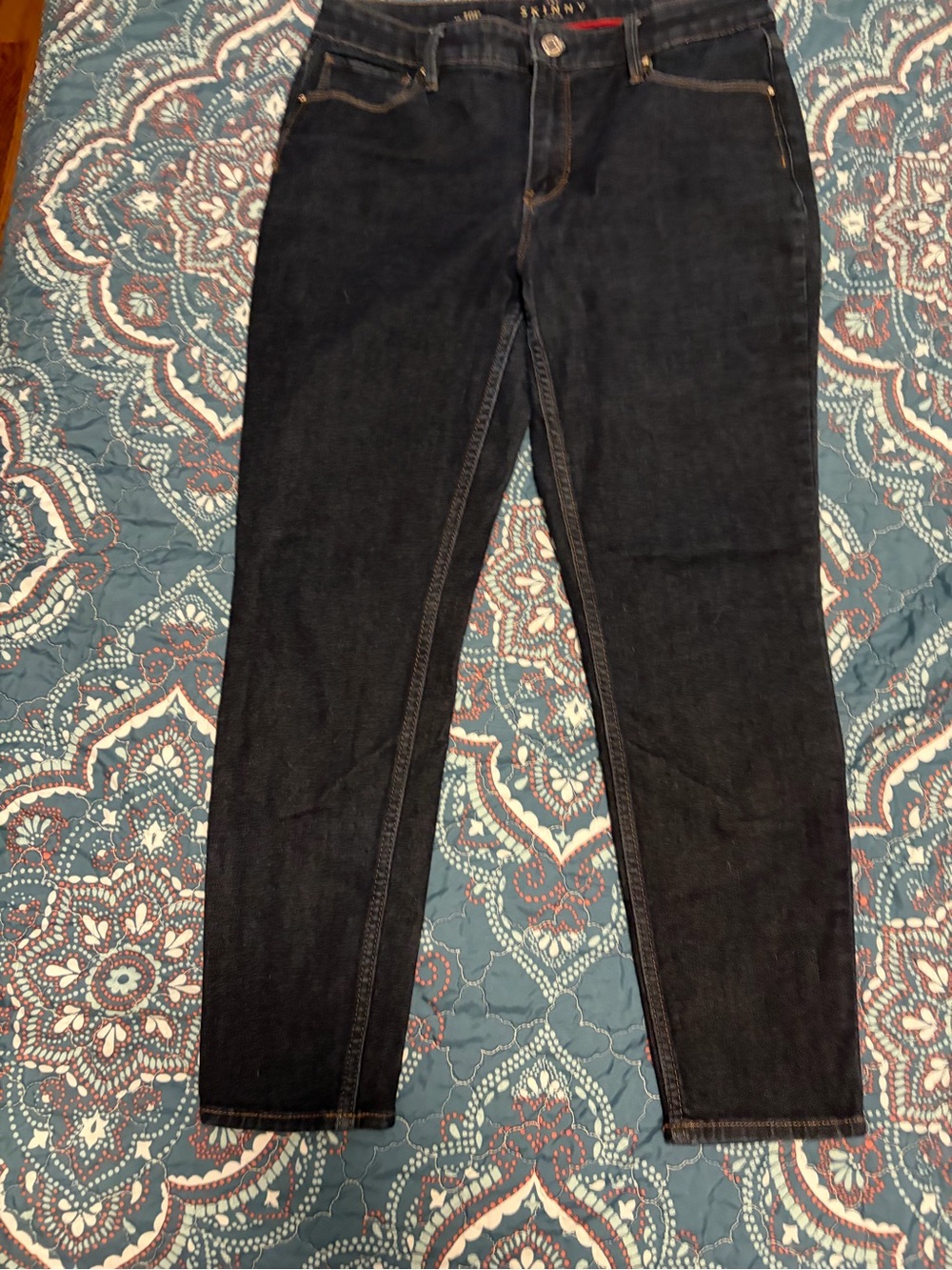White House Black Market Dark Wash Skinny Jeans